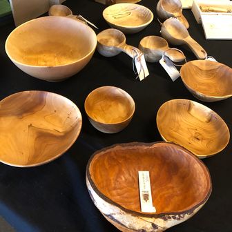 Bowls carved from wood