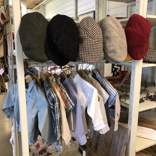 Caps and children's shirts