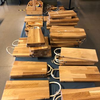 Wooden cutting boards by Staffan Algotsson
